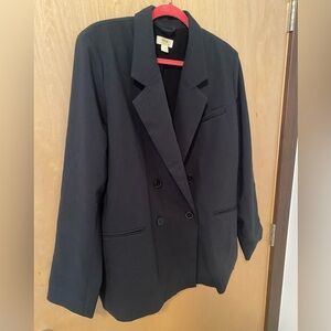 Maeve by Anthropologie Black Blazer